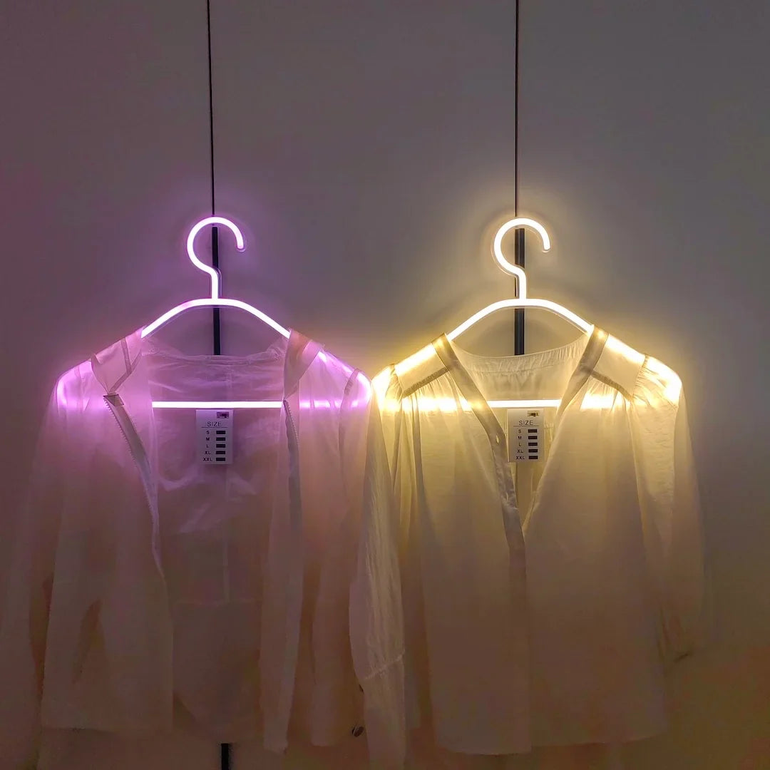 GlowHanger™ | Brighten Your Wardrobe, No Cords Required!