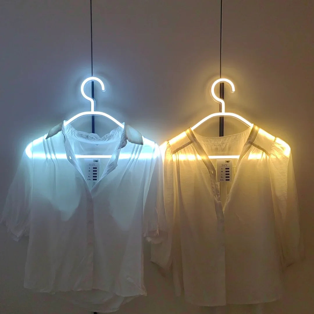 GlowHanger™ | Brighten Your Wardrobe, No Cords Required!