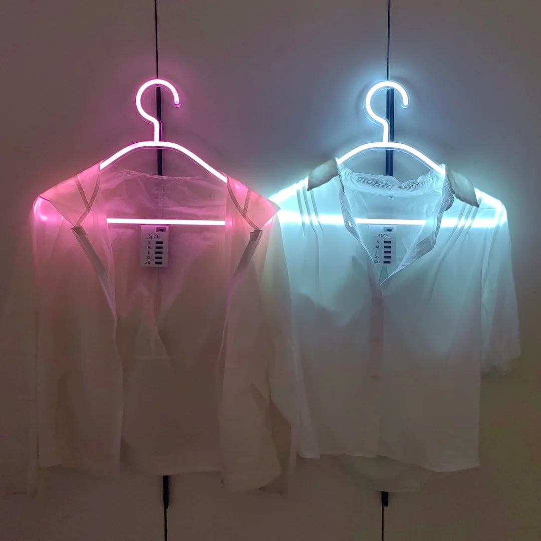 GlowHanger™ | Brighten Your Wardrobe, No Cords Required!