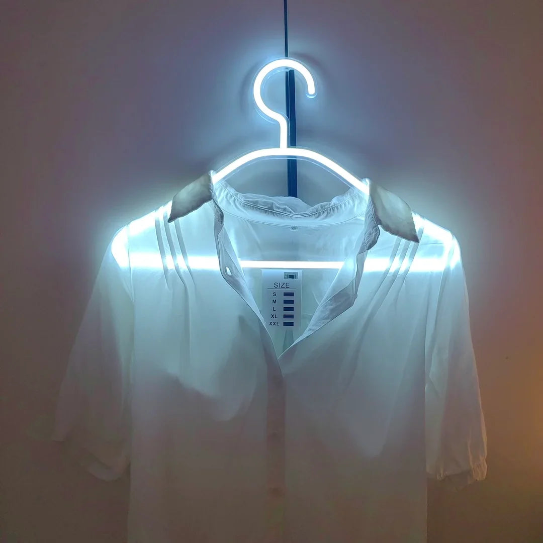 GlowHanger™ | Brighten Your Wardrobe, No Cords Required!