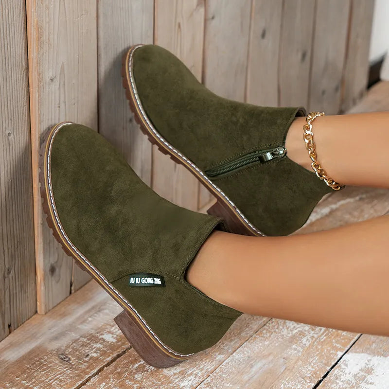 Donna™ | Thick Sole Ankle Boots