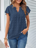 Tessia™ | Elegant Patchwork & Ruffle Blouse