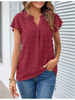 Tessia™ | Elegant Patchwork & Ruffle Blouse