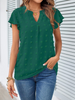 Tessia™ | Elegant Patchwork & Ruffle Blouse