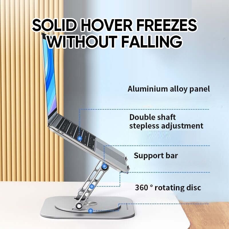 FlexStand™ | Revolutionize Your Workspace with 360° Flexibility for Laptops & Tablets