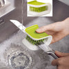 U-Shaped Knife and Cutlery Cleaner Brush