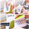 U-Shaped Knife and Cutlery Cleaner Brush