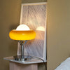 Vintage Bauahus Glass Yellow Table Lamp