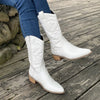 Paige™ | Elegant Metallic Cowboy Boots