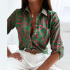 Liora™ | Semi-Long Sleeve Blouse with Classic Collar
