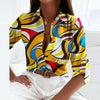 Liora™ | Semi-Long Sleeve Blouse with Classic Collar