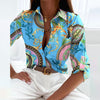 Liora™ | Semi-Long Sleeve Blouse with Classic Collar