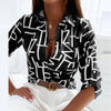 Liora™ | Semi-Long Sleeve Blouse with Classic Collar